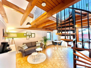 Maisonette-Wohnung mit Balkon